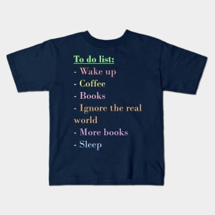 To Do List - Pastel Kids T-Shirt